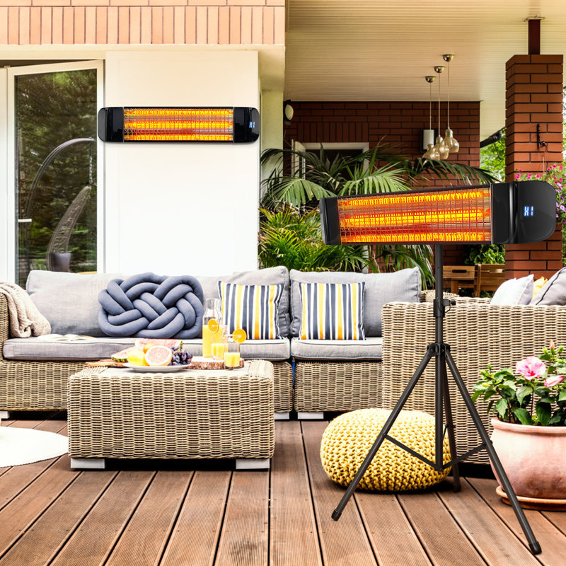 Poloma Electric Standing Patio Heater & Reviews | Wayfair